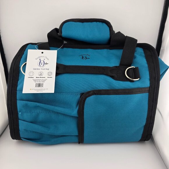 Verdance Oasis Blue Canvas Water‎ Resistant Garden Tool Bag 19 x 12.5 in - NEW - Picture 1 of 7